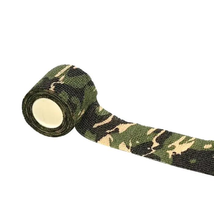 Ruban camouflage élastique non-tissé DIZETION protection doigts chasse extérieur mouvement haute élasticité