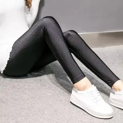Femmes printemps automne grande taille leggings dame été genou longueur pantalons courts décontracté