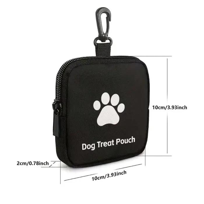 Sac à friandises pour chien en lin durable multifonctionnel pour entraînement et promenades quotidiennes occasions spéciales et cadeaux pour animaux de compagnie