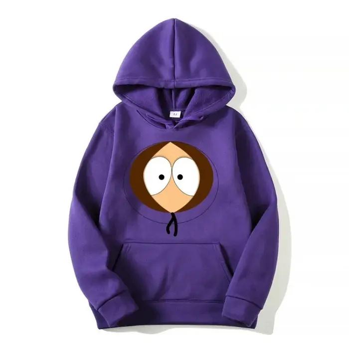 Sweat Kenny McCormick à capuche pour homme et femme, automne hiver, décontracté, pour sports et loisirs, variété de couleurs
