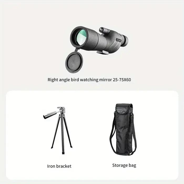 Télescope monoculaire transparent à fréquence variable pour camping extérieur chasse observation ornithologique