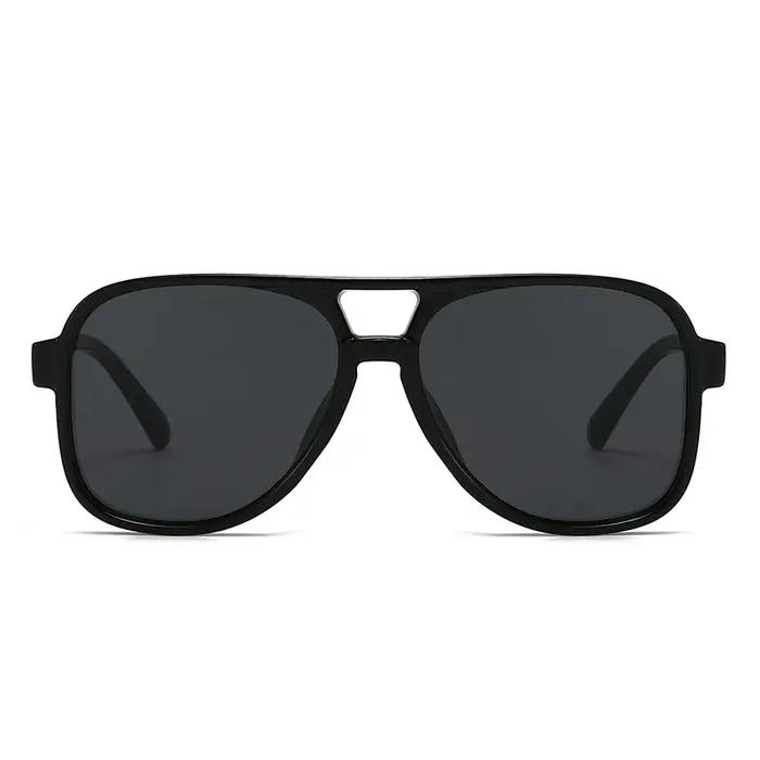 Lunettes vintage double pont conduite anti-lumière - Protection UV classique femmes