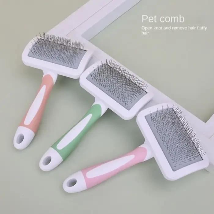 Brosse de toilettage à poils longs pour animaux de compagnie