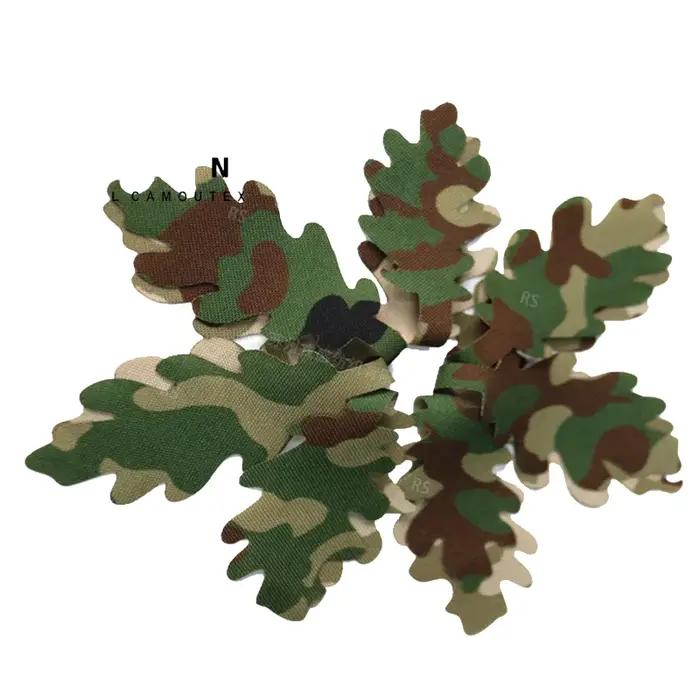 15Pcs/set 3D Camouflage Strips Tactical DIY Decorate for Backpack Helmet Suit Hu
