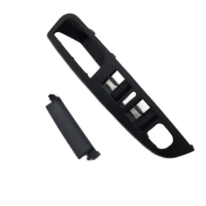 Ensemble de couvercles de poignée de porte intérieure de couleur noire, pour VW Golf 5 GTi MK5 Jetta