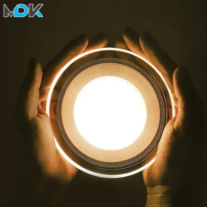 LED Downlight 9W 7W 5W 3W Guide de lumière plafonniers encastrés forme ronde panneau acrylique intér