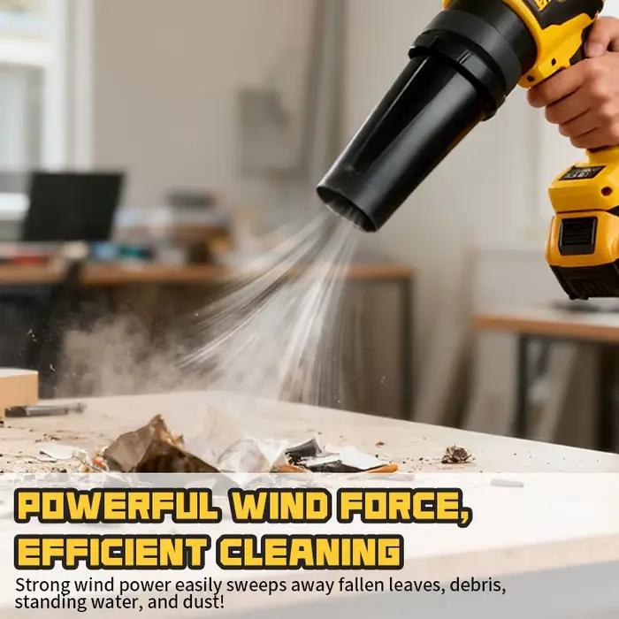 Souffleur Turbo Électrique Sans Balais Tube Long Ventilateur à Jet Portatif Outil de Neige Soufflage Feuilles Occasions Spéciales