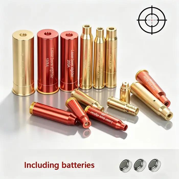 Calibre 12GA 20GA 5.45x39 7.62x39 9x19mm .223 .308 .338 Red La-ser Bore Sighter pour l'entraînement et l'alignement visible du canon