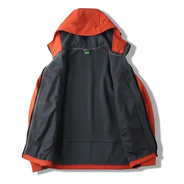 NUONEKO-Vestes à coque souple imperméables pour hommes, Sports de plein air, Chaud, Sourire, Coupe-v