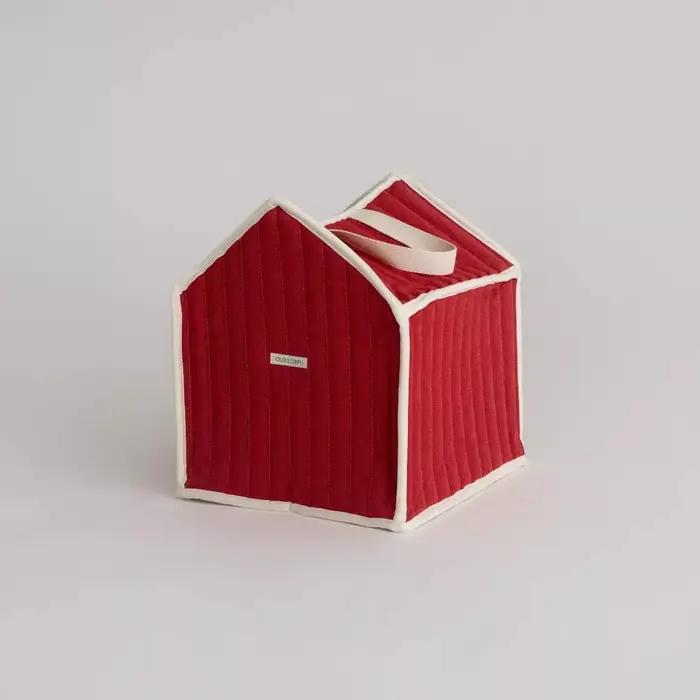 Sac de rangement en coton style maison