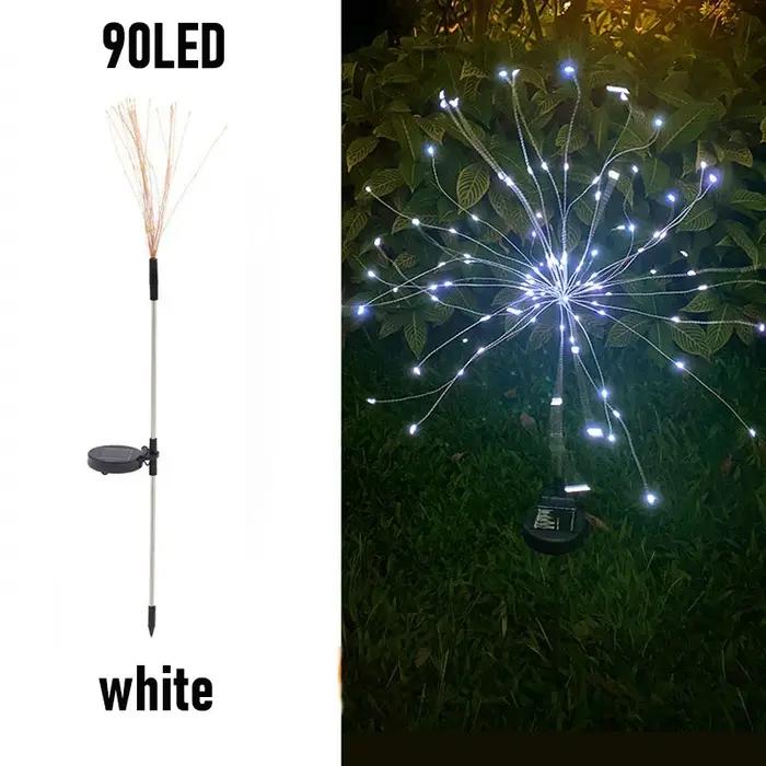 90 LED énergie solaire feu d'artifice lumières décoration de jardin fée