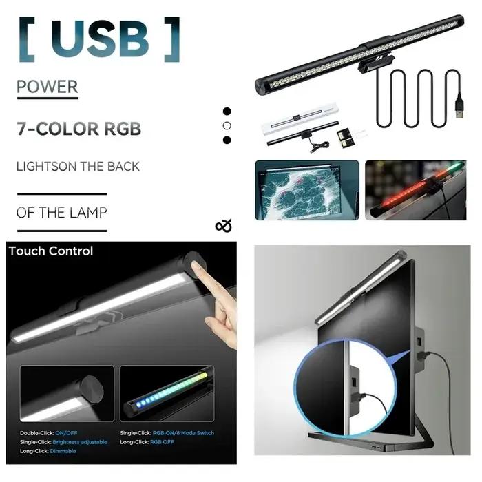 Moniteur Led barre lumineuse lampes d'ordinateur lampe de lecture écran suspendu lampe de bureau mon