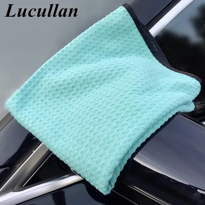 Lucullan – tissu de séchage en microfibre 60x90CM, ne grattache pas ou tourbillonnant, serviette gau