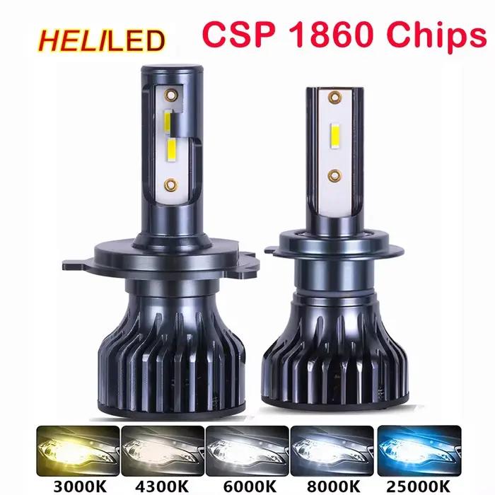 Phare de voiture 18000LM 80W CSP H4 LED H7 H1 H3 H8 H11 9005 HB3 9006 HB4 880 881 H27 phares de voit