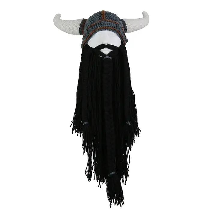 Chapeau de laine unisexe pour Halloween et autres fêtes, style sport, chaud et résistant pour l'hiver et les événements extérieurs