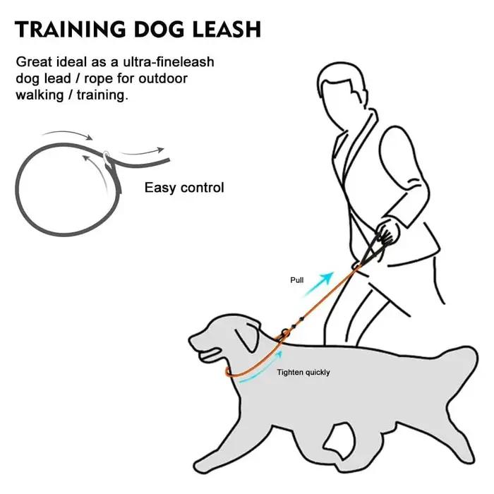 Laisse coordonnante pour chien en nylon rose ou rouge avec poignée rembourrée, pour promenades, courses et randonnées, adaptée à toutes les étapes de vie des chiens