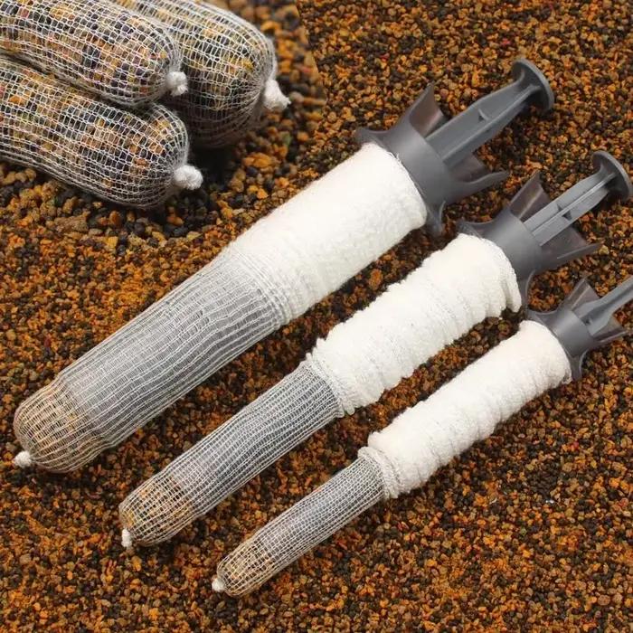 Méthode d'alimentation matériel de pêche tuyau en maille Pva-système de charge large accessoires