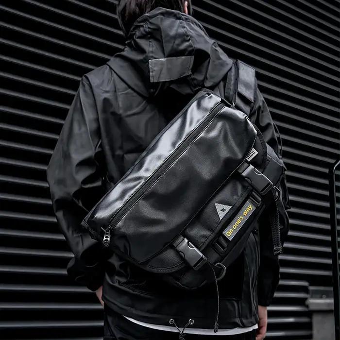 Sacs de messager Oxford imperméables pour hommes, sac à bandoulière de grande capacité, sacs à bando