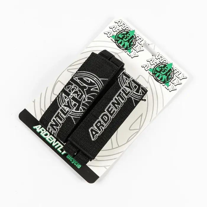 Sangles de pédale de vélo en Nylon, 2 pièces, Clip d'orteil, ceinture adhésive, bande adhésive pour