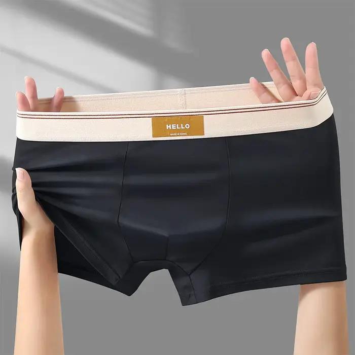 Sous-vêtements homme 2025 slips taille moyenne quadrilatère pantalon ample XXXXL caleçon homme boxer