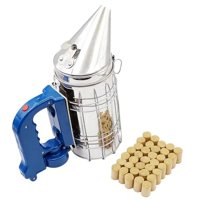 Outil pour apiculture, fumeur électrique pour abeilles