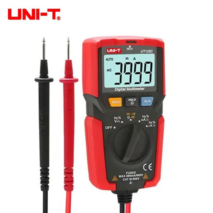 UNI-T UT125C Mini Multimètre Numérique De Poche Testeur De Température Résistance Puzzles Itor Diode