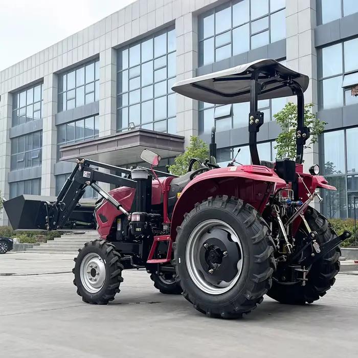Tracteur Agricole à Quatre Roues Motrices 50HP Polyvalent Certification Euro 5 CE EPA Occasions Spéciales Agriculture Fermes Travaux Paysagers