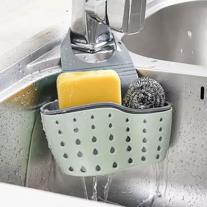 Support d'évier de cuisine, panier de vidange suspendu, réglable, éponge à savon, organisateur d'éta