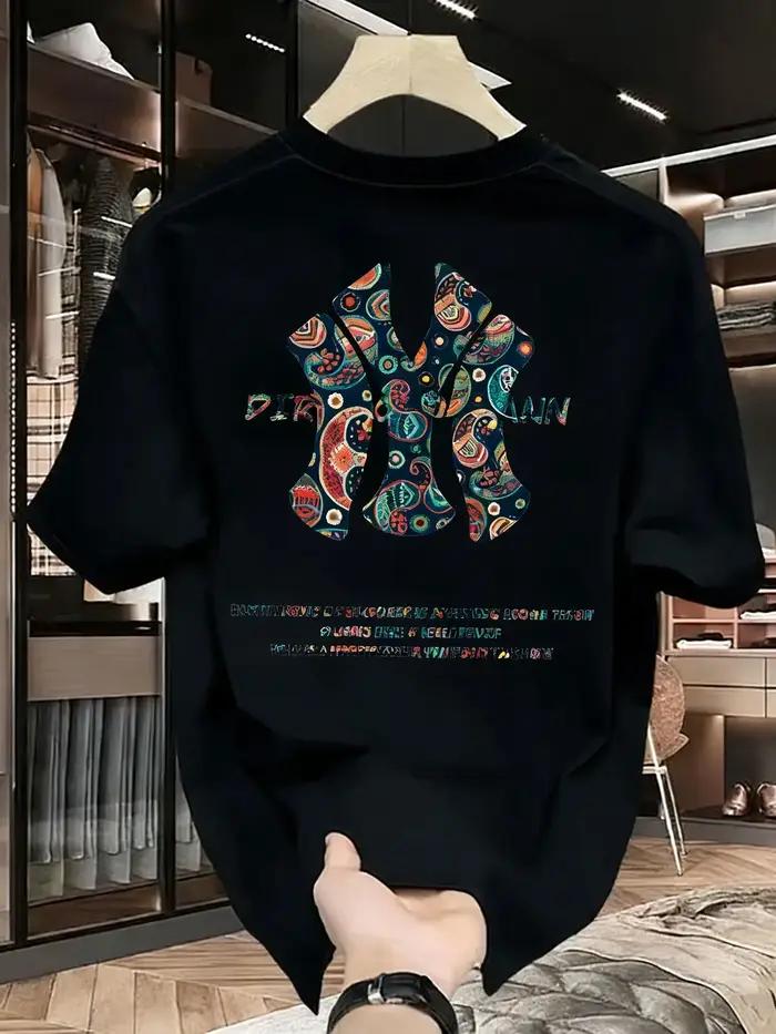 T-shirt imprimé d'été pour homme - T-shirt ample de haute qualité