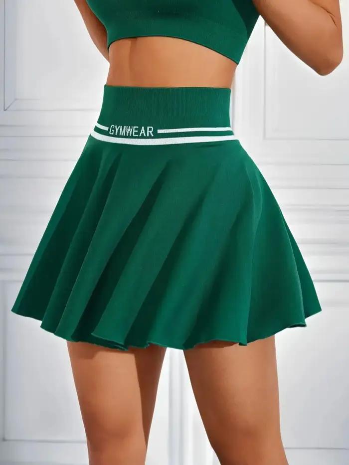 Jupe plissée taille haute