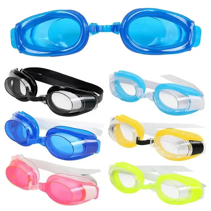 Lunettes de natation pour hommes et femmes, Anti-buée, UV, écouteurs réglables, pince-nez, fermoir à