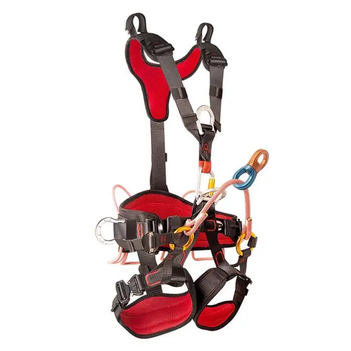 Ceinture de sécurité professionnelle pour l'alpinisme complet, équipement de survie pour l'escalade,