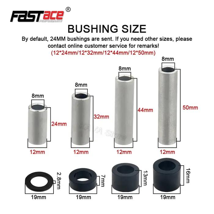 Fastace-Amortisseur de moto 53RC, suspension arrière de vélo VTT, 265mm, 190mm, 200mm, 210mm, 220mm,