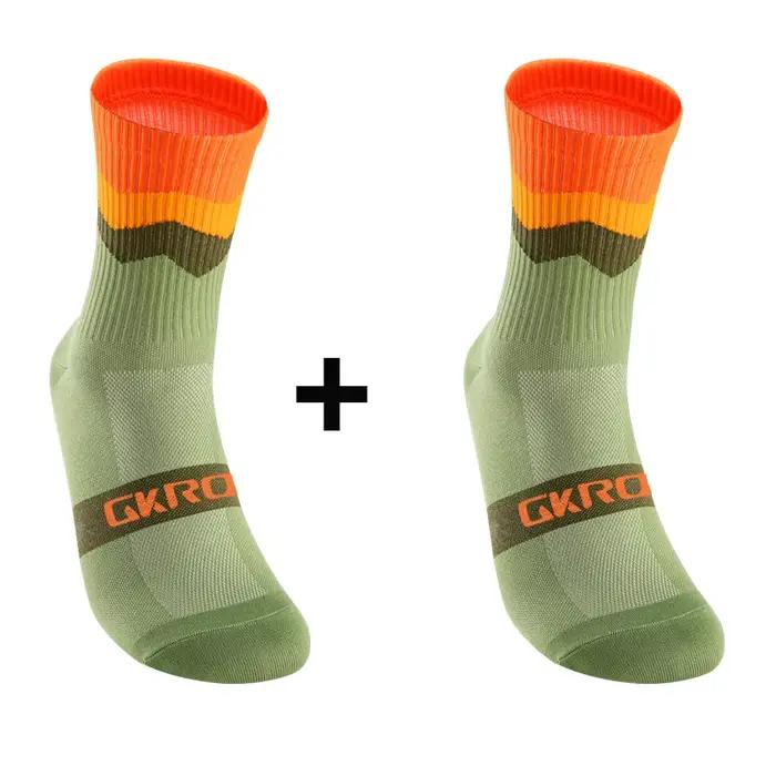 Chaussettes cyclisme professionnelles respirantes pour femmes - Compression sportive route et VTT