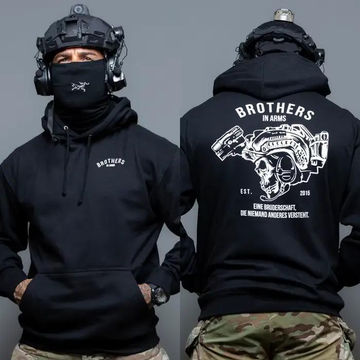 Nouveau sweat à capuche Brothers in Arms _ Team, en coton graphique, style unisexe haut de gamme, po