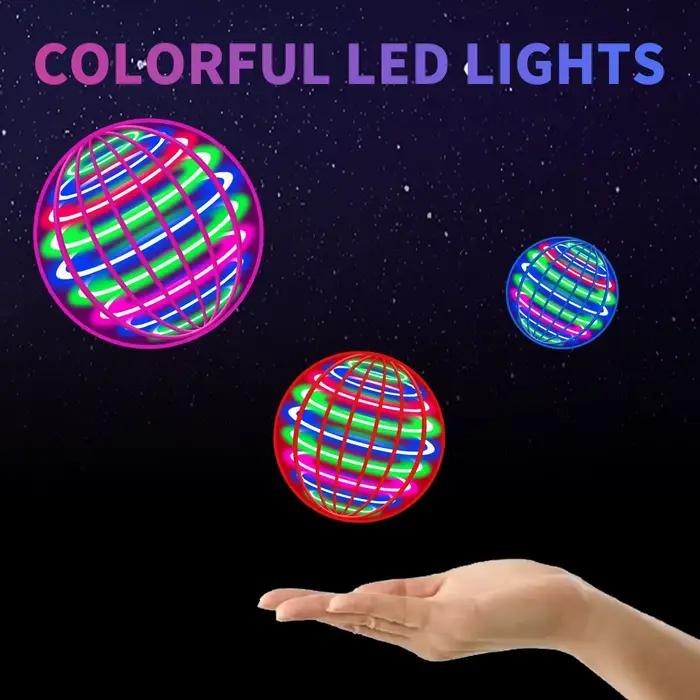 Balle volante, balle tournante automatique, lumières LED éblouissantes, magie flottante, ventilateur, machine volante UFO, jouet, cadeau, jeu, ballon de sport