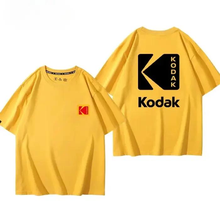 T-shirt vintage imprimé pour homme Kodak été 2026