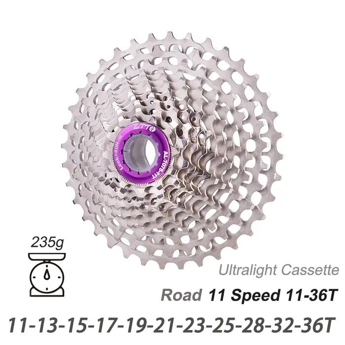 ZTTO Cassette de vélo de route ultralégère 11 vitesses SLR2