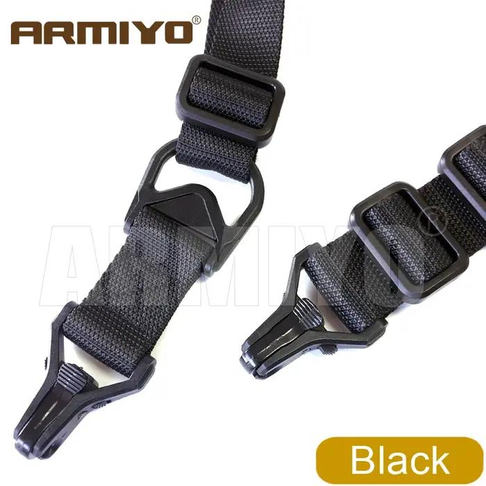 Sangle d'épaule multifonctionnelle Armiyo Gen 2 S3 en corde à double pointe avec boucle en métal pour la pêche