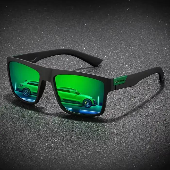 Lunettes de soleil polarisées carrées Vintage pour hommes et femmes, pour la conduite, la pêche, mar