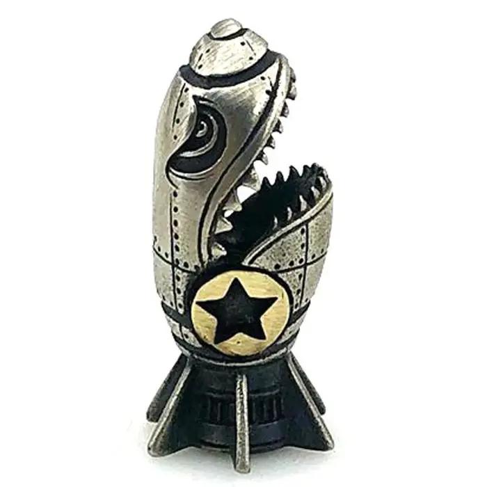 Lanière tissée de perles de couteau de figurines de Hannib en laiton