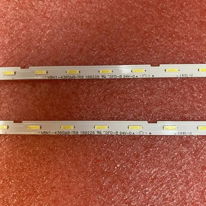 Bandes de rétro-éclairage LED pour Samsung UE43RU7172U UE43NU7475 UE43NU7445 UE43NU7400 UE43RU7100 U