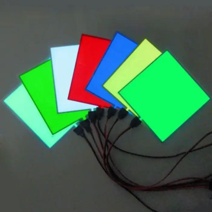 5*5 cm 10*10 cm EL panneau rétro-éclairage Led panneau lumineux LED électroluminescent El rétro-écla