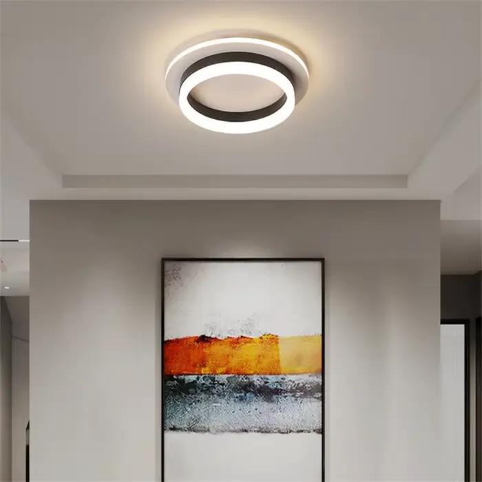 Lustre LED moderne éclairage intérieur pour couloir couloir monté en Surface acrylique plafonnier la
