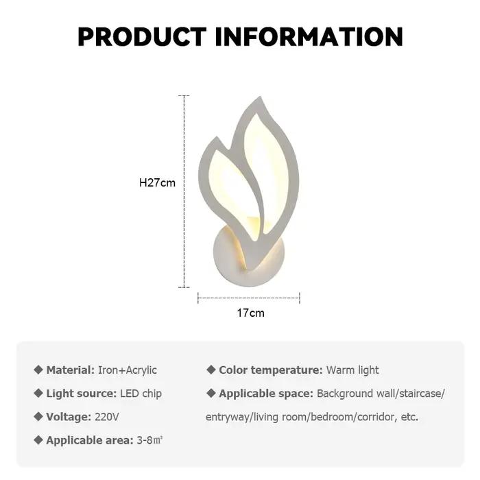Lampes murales LED modernes pour salon décor intérieur applique murale