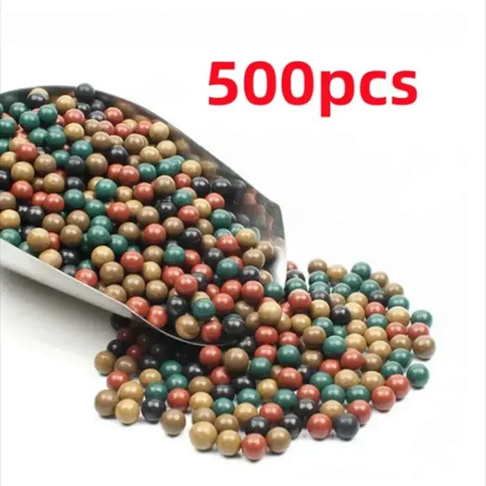 Fronde de chasse professionnelle tir en plein air 500 pièces adultes 8-9MM boules de boue accessoire