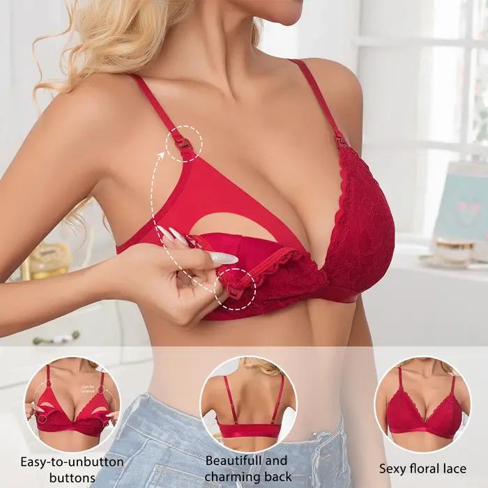 Soutien-gorge d'allaitement maternité avant ouvert sous-vêtements féminins