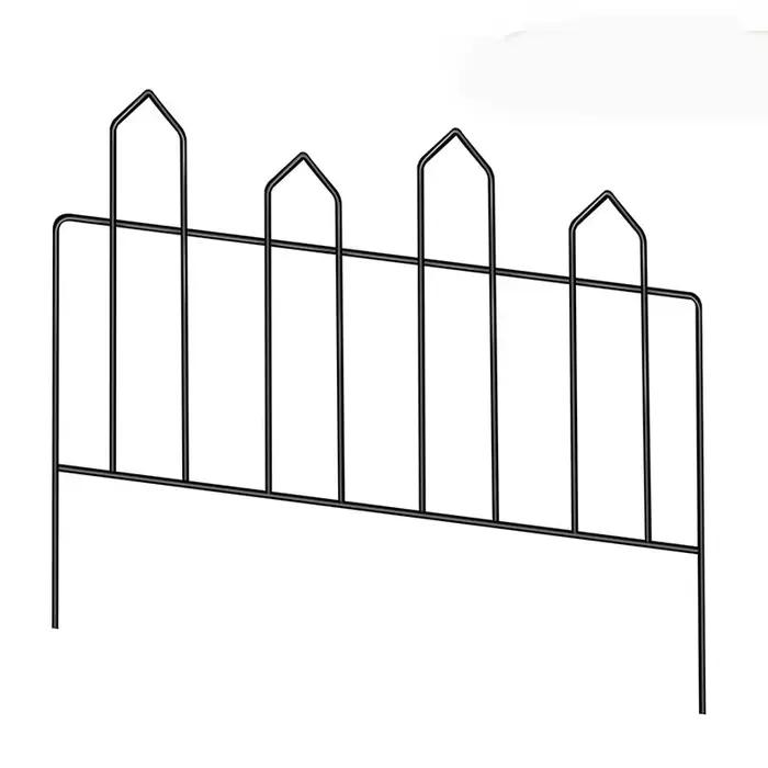 Clôture Décorative de Jardin en Fil D.lique, Bordure Extérieure de 13 Pouces (H) x 10 Pieds (L), Pet