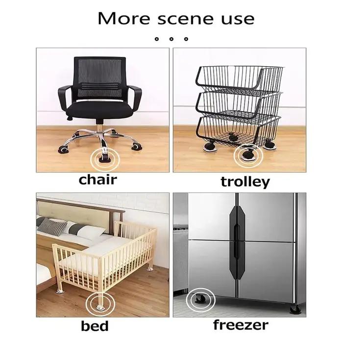 Bouchon de roue de chaise de bureau, 5 pièces, fixation de chaise, antichoc, empêche les rayures, ta