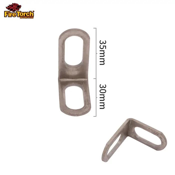 Support universel de tuyau d'échappement de moto en acier inoxydable, 1 pièce, pince de montage fixe